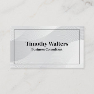 Abstract White Stripes Gradient Vector Background Business Card