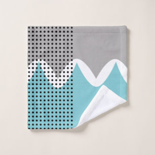 Abstract Wiggles  Bath Towel Set