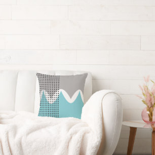 Abstract Wiggles Cushion