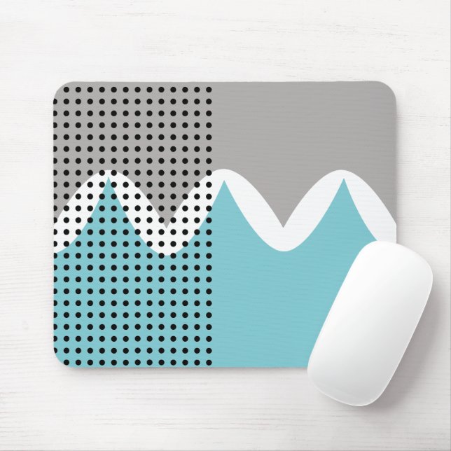 Abstract Wiggles  Mouse Pad (With Mouse)