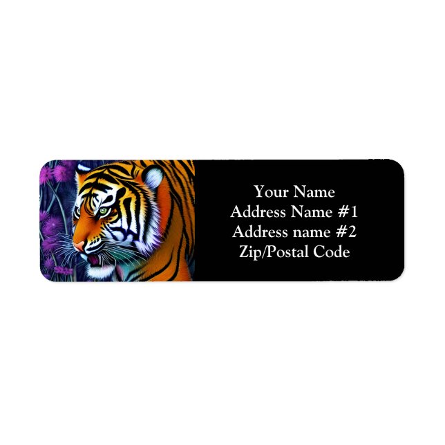Abstract Wild  Majestic Predator Tiger (Front)