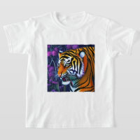 Abstract Wild Majestic Predator Tiger