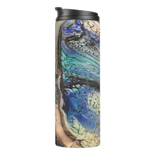 Abstract wild tree thermal tumbler