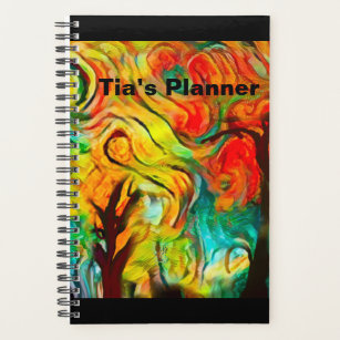 Abstract Wild Woods Mini Planner