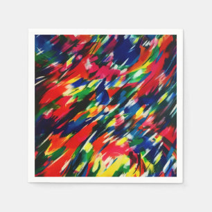 Abstract Windy Summer Day Napkin