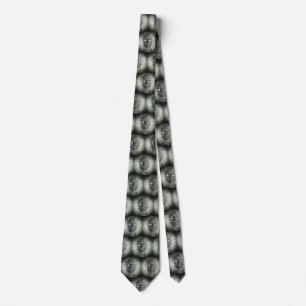 Abstract Wires Mask Tie