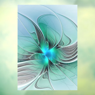 Abstract With Blue, Modern Fractal Art