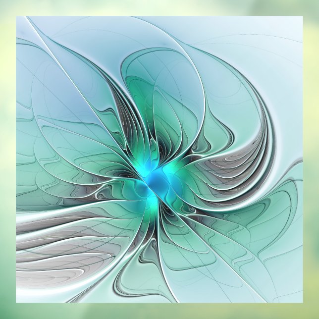 Abstract With Blue, Modern Fractal Art (Sheet 3)