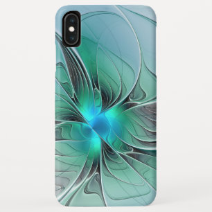 Abstract With Blue, Modern Fractal Art Case-Mate iPhone Case