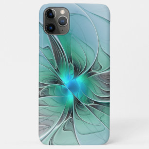 Abstract With Blue, Modern Fractal Art Case-Mate iPhone Case