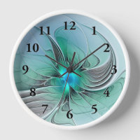 Abstract With Blue, Modern Fractal Art