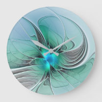 Abstract With Blue, Modern Fractal Art