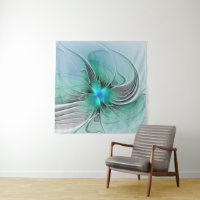 Abstract With Blue, Modern Fractal Art