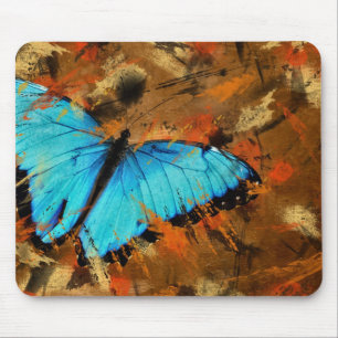 Abstract With Wings Mouse Pad