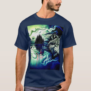 Abstract Wolf & Woods T-Shirt