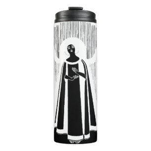 Abstract Woman Drawing Art Vintage Minimalist Thermal Tumbler