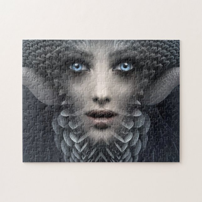 Abstract Woman Face - Art - Jigsaw Puzzle (Horizontal)