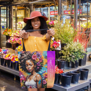 Abstract Woman of Faith Proverbs 31 Tote Bag