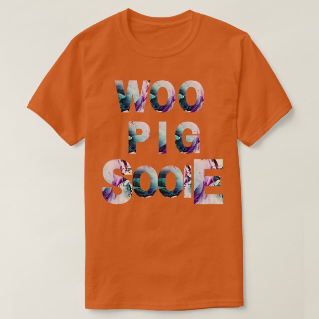 Abstract Woo Pig Sooie T-Shirt (Design Front)