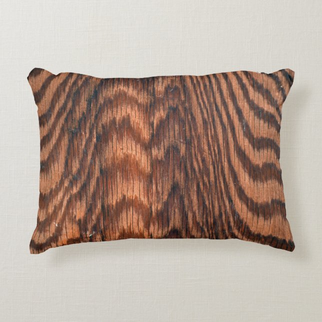 abstract wood design decorative cushion (Front)