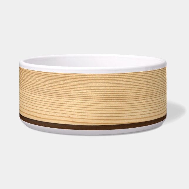 Abstract Wood Texture Bowl – Artistic Grain  (Front)