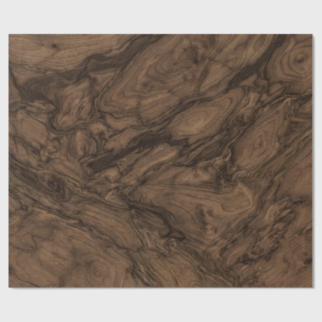 Abstract Woodgrain Pattern 2022 Wrapping Paper (Flat)