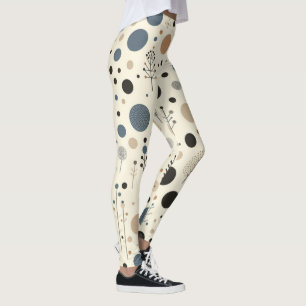 Abstract Woodland Leggings