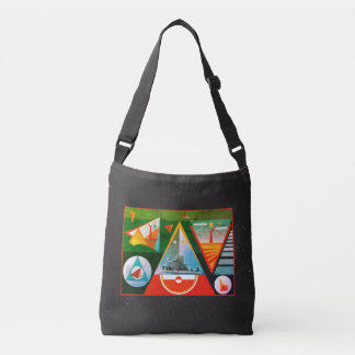 Abstract world - Colofull Mix Crossbody Bag
