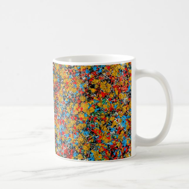Abstract World Print Mug (Right)