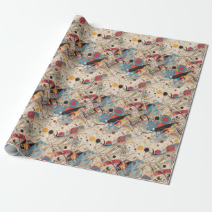 Abstract Worlds Pattern Wrapping Paper