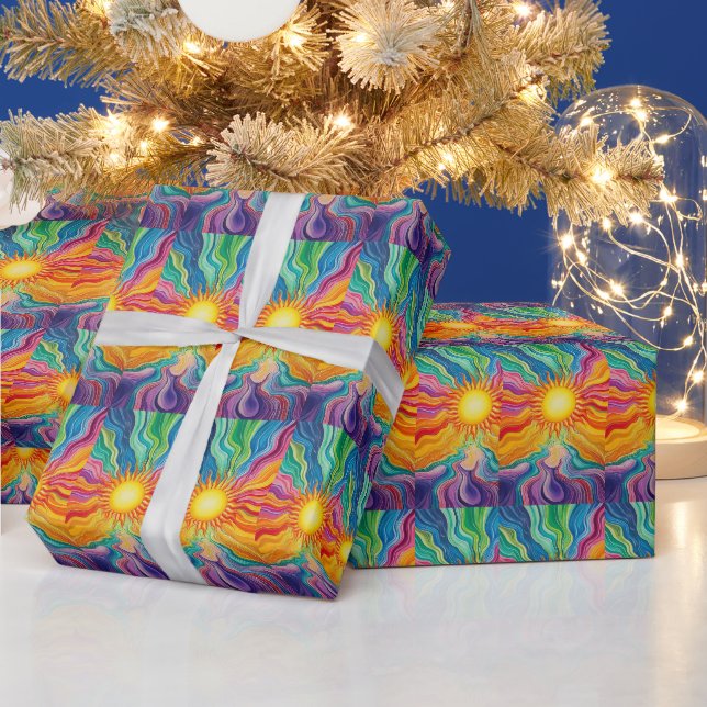Abstract Wrapping Paper (Holidays)