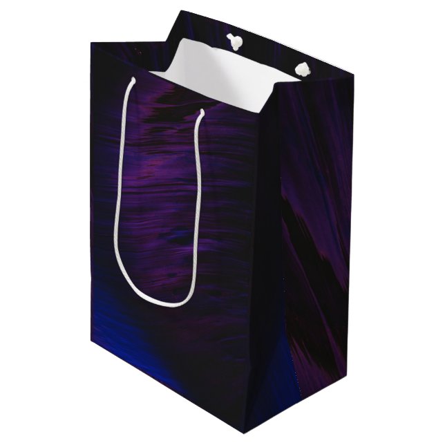 Abstract Wraps 12 Medium Gift Bag (Front Angled)