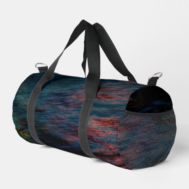 Abstract Wraps 13 Duffle Bag (Right Corner)