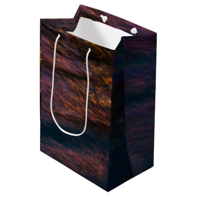 Abstract Wraps 14 Medium Gift Bag (Front Angled)