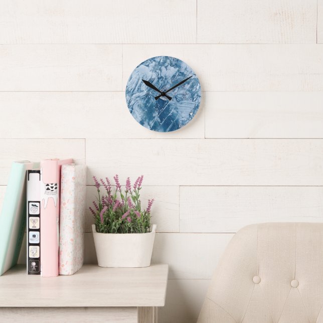 Abstract Wraps 18 Round Clock (Reading Room)