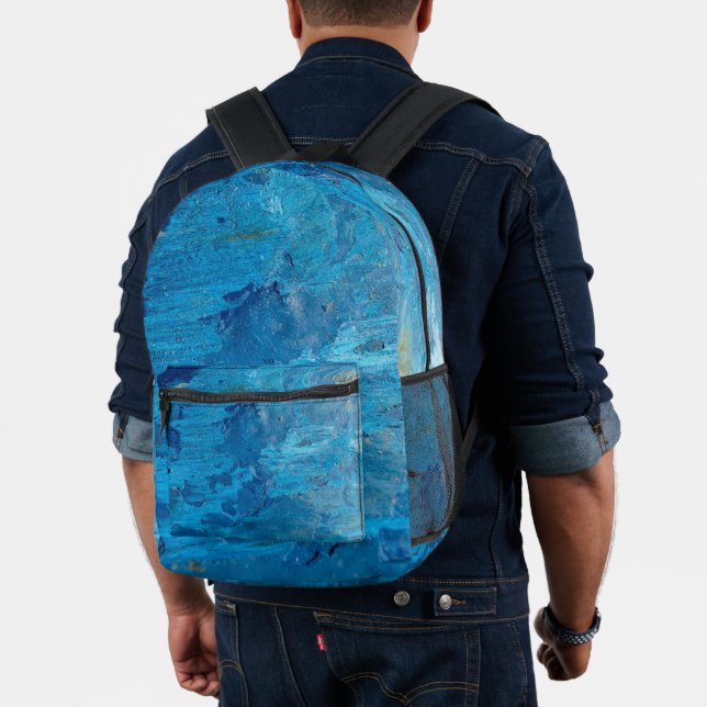 Abstract Wraps 8 Printed Backpack (Insitu (Model))