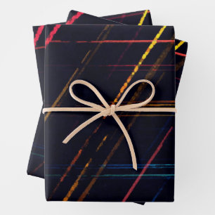 Abstract Wraps Wrapping Paper Sheet