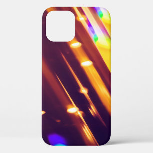 Abstract xmas Gold sparkles or glitter lights. Chr iPhone 12 Case