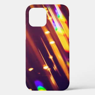 Abstract xmas Gold sparkles or glitter lights. Chr iPhone 12 Case