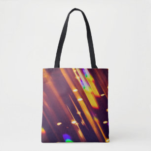 Abstract xmas Gold sparkles or glitter lights. Chr Tote Bag