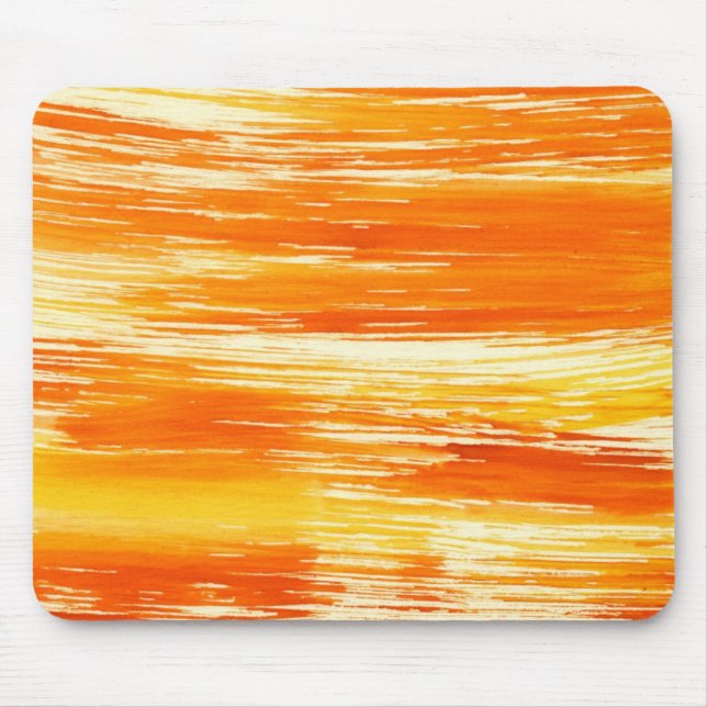 Abstract yellow background from watercolor mouse pad (Front)