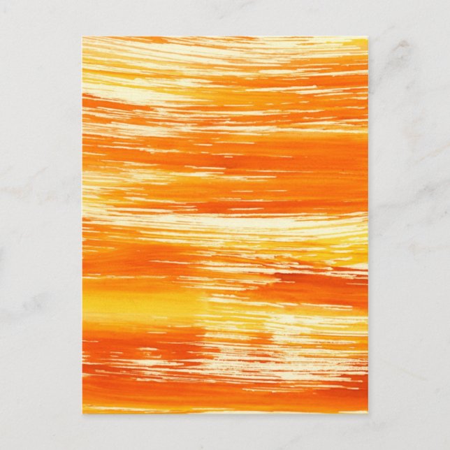 Abstract yellow background from watercolor postcard (Front)