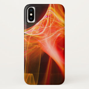 ABSTRACT YELLOW ORANGE FRACTAL SWIRLS Case-Mate iPhone CASE
