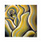 Abstract yellow Rose Unique Decorative Art Poster