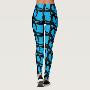 Abstract Yoga Lady Leggings