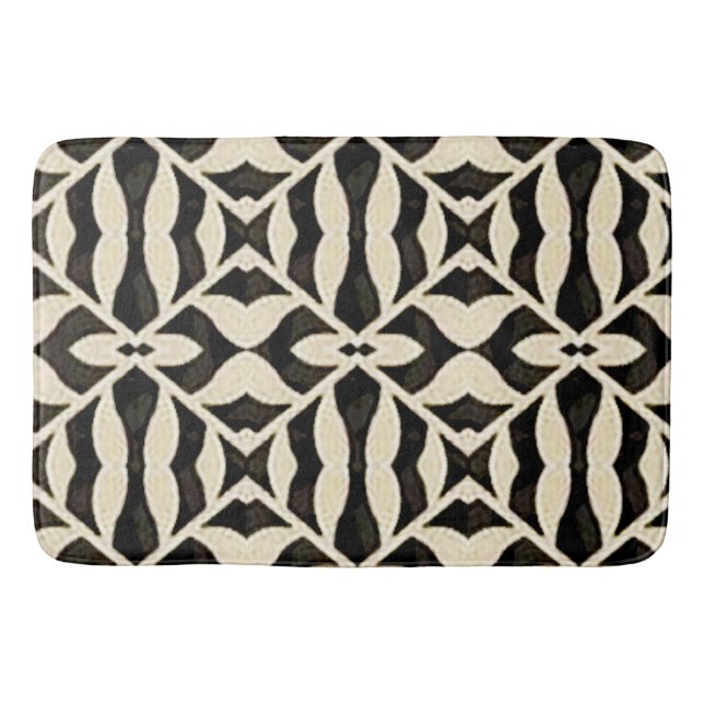 Abstract Zebra Bath Mat (Front)