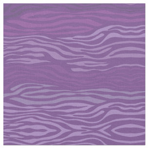 Abstract Zebra Purple Rains Fabric