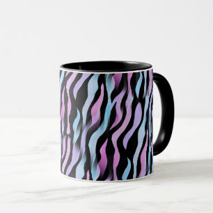Abstract Zebra Stripes Mug