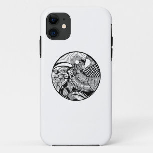 Abstract Zendala On Circle iPhone 11 Case