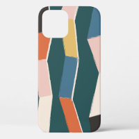 Abstract zig zag seamless pattern,hand painted irr